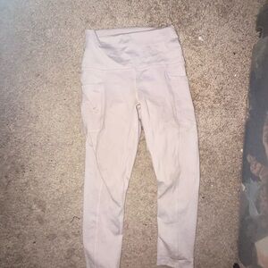 90 Degree By Reflex Kids Light Beige Leggings